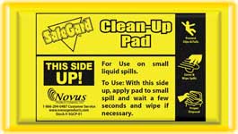 Clean-up pad